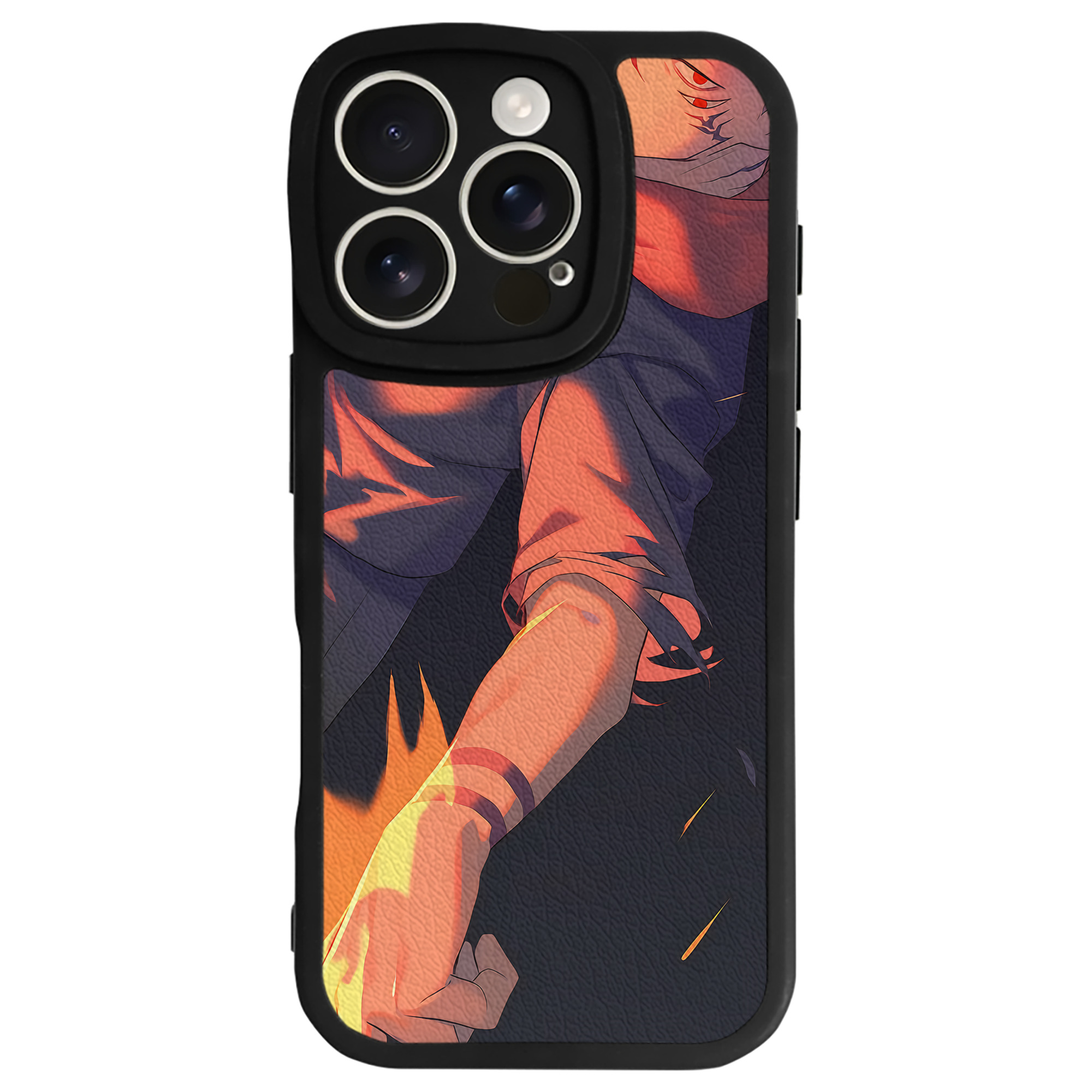 （画像用） 呪術廻戦 Jujutsu Kaisen 【iPhone 16シリーズ対応】シリコンスマホケース（レザー調） 材質：シリコン